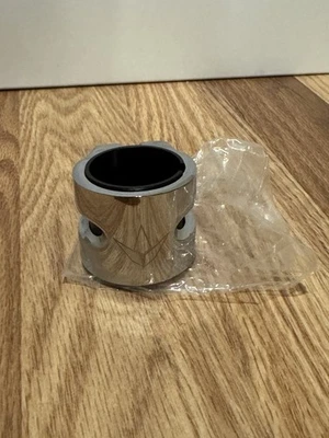 Barra de scooter Envy abrazadera doble plateada con cuña Foto 1 de 3