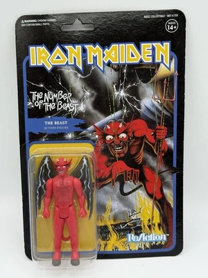 NUEVO EN CAJA IRON MAIDEN El número de la bestia - LA BESTIA Figura de reacción Super7 Foto 1 de 4