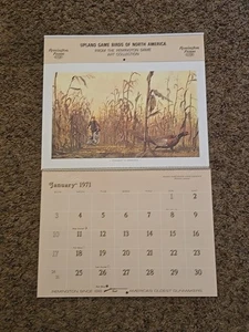 1971 Remington Peters Dupont  Wall Calendar Great Game Of The World NOS - Picture 1 of 14