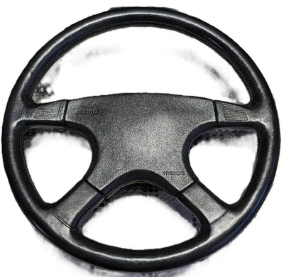 MAZDA RX-7 FC3S Genuine Option MOMO Steering Wheel 370mm Leather FD NA NB Miata - Imagem 1 de 4