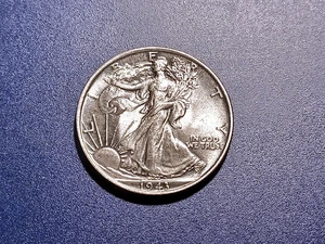 Medio dólar Walking Liberty muy a elección BU 1943-P - Imagen 1 de 2