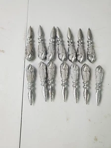 Lote de 14 soportes de plata de colección color plata maíz en la mazorca - Imagen 1 de 3