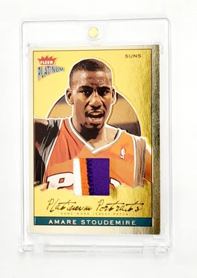 Как новый #/100 игра б/у нашивка SP 2003-04 Fleer платиновые портреты Amare Stoudemire - Изображение 1 из 2