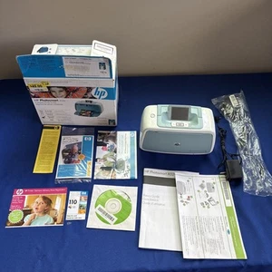 HP Photosmart A526 Photo Inkjet Printer Photo Printer Complete with Extras & Box - Afbeelding 1 van 18