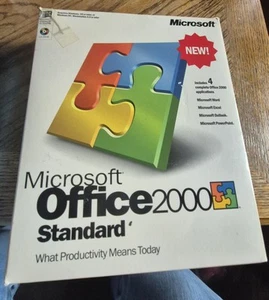 Microsoft Office 2000 w/ code key Windows 95 Or Later - Imagen 1 de 3