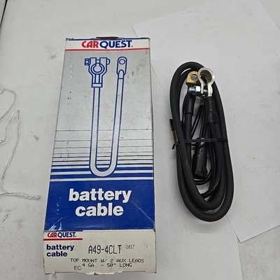 Cable de batería A494CLT A49-4CLT montaje superior 2 cables auxiliares calibre 4 50 largo Foto 1 de 4