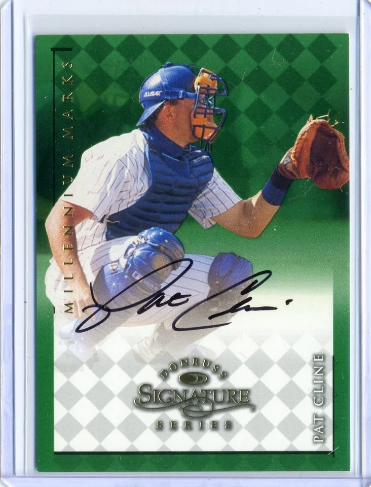 Pat Cline 1998 Donruss Millennium Marks 0854 Signature Series Autograph - Image 1 of 1