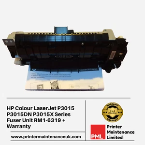 HP Colour LaserJet P3015 P3015DN P3015X Series Fuser Unit RM1-6319 + Warranty - Picture 1 of 2