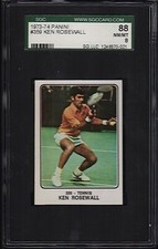 Ken Rosewall~1973-74 Panini Campioni Dello Sport #359~SGC 8 NM/MT