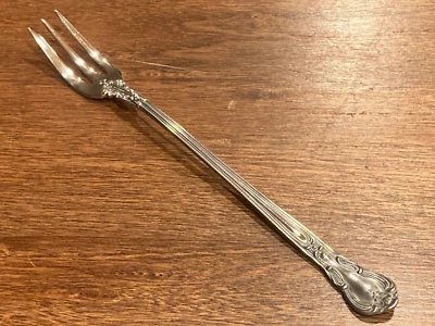 NEW UNUSED GORHAM CHANTILLY STERLING SILVER COCKTAIL SEAFOOD FORKS FORK CHANTILY - Image 1 of 4