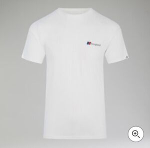 Berghaus Snowden Mens SS T-Shirt White Size Large RRP £32 New With Tags.