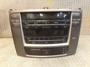 Lexus IS Radio Head Unit Climate Control Panel for is Mk2 2005-2013 55412-53050 - Picture 1 of 4