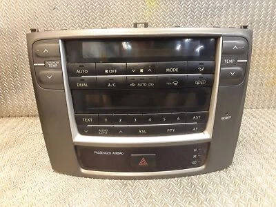Lexus IS Radio Head Unit Climate Control Panel for is Mk2 2005-2013 55412-53050 - Image 1 of 4