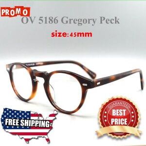 NEW ov5186 Gregory Peck Fashion Round Eyeglasses Frames Vintage Optical Glasses