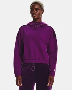 Under Armour Womens UA Journey Fleece Hoodie - Purple / XL - Picture 1 of 4
