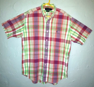 Camisa Ralph Lauren Golf Para Hombre TILDEN Multicolor Azul Marino Pony Logo Talla Grande Foto 1 de 4