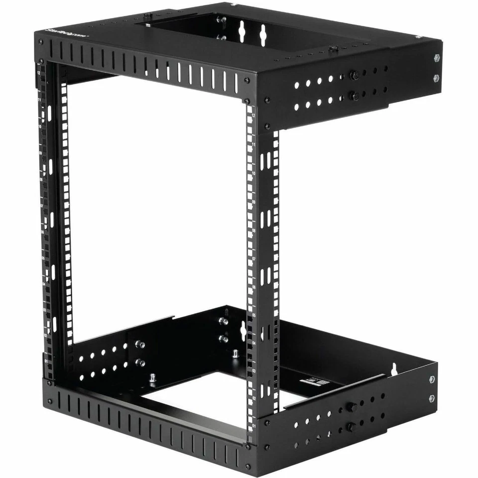 StarTech.com 2-Post 12U Heavy-Duty Wall Mount Network Rack, 19" Open Frame Se... - Image 1 of 4