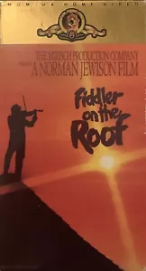 Fiddler On The Roof VHS Video Tape Box 1971 2-Tape Set, Widescreen Edition GOOD! - Picture 1 of 24