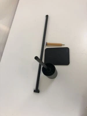 Sealskin Stand WC-Garnitur Brix, WC-Butler aus Metall und Holz, Farbe Schwarz, - Bild 1 von 4