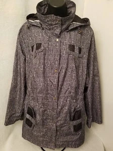 Intl Details Womens Jacket Coat Size 1X Black White NEW - Picture 1 of 6