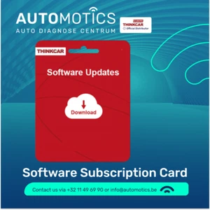 THINKCAR Thinktool Euro Master SE Activation Card for 1 year of Software Updates - Picture 1 of 1