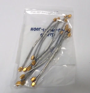 HUBER + SUHNER 7-700-SM141-700H 7" SEMI RIGID HARDLINE CABLE 50Ω SMA M-M, 10 pcs - Picture 1 of 3
