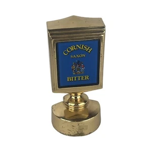 Vintage Cornish Saxon Bitter Illuminated Bar Topper Pump Head Breweriana - Picture 1 of 5