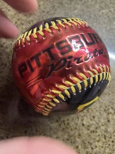 Pelota de béisbol de recuerdo con logotipo Rawlings 2004 rojo cromado Pittsburgh Pirates - Imagen 1 de 9
