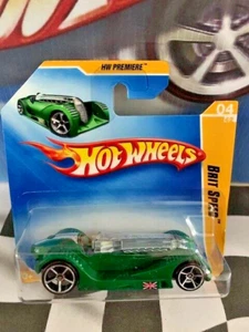Hot Wheels 2009 Premiere 004 Brit Speed Green o5 Metalflake Fender Variation SC - Picture 1 of 1