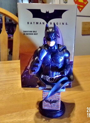 Batman Begins Christian Bale As Batman 6 1/4" Bust DC Direct - Image 1 of 4