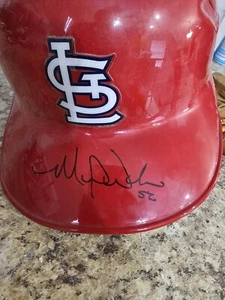 Michael Wacha #52 Schlaghelm signiert - Bild 1 von 4