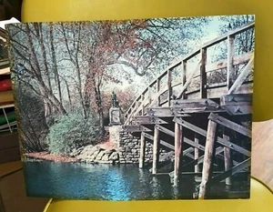 Vintage Photo Print Old North Bridge Minuteman National Park 11 x 14 - Picture 1 of 6