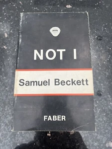 Drama Samuel Beckett Not I (1973 Script of First UK Performance) Faber - Picture 1 of 3