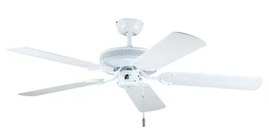 Ceiling Fan with Pull Switch Slim Eagle 103 CM White Ventilator Without Light - Picture 1 of 1