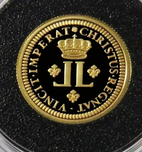 2008 GOLD CANADA $1 LOUIS D'OR 1/20oz PROOF COIN CAPSULE BOX & COA - Picture 1 of 3