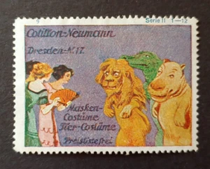 CLASSIC CINDERELLA GERMANY DEUTSCHLAND TIERE WILDLIFE MASKEN MASK VF UNUSED K1 - Picture 1 of 2