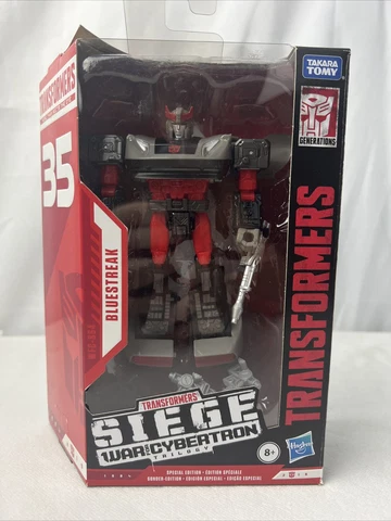 Transformers 35th Special Edition War for Cybertron: Siege Bluestreak Toy Figure Cover