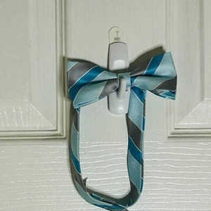 Kids Blue Striped Bow tie - Picture 1 of 1