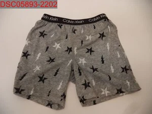 Calvin Klein Boy Grey Stars & Lightning Bolt Pajama Short, XS (4/5) 193666615395 - Picture 1 of 7