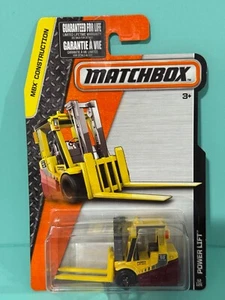 MATCHBOX #52/125 MBX CONSTRUCTION POWER LIFT YELLOW/MAROON 3+ - Picture 1 of 7