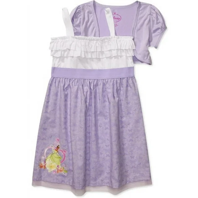 Disney Princess Tiana Dress With Shrug Girl Size 6/6X - Image 1 of 1