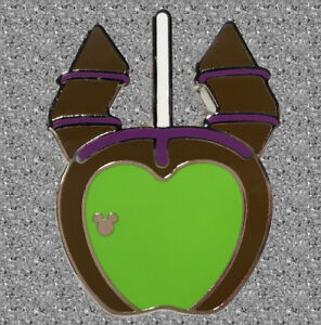  Maleficent Character Candy Apples Pin DISNEY Hidden Mickey Pin - WDW 2015