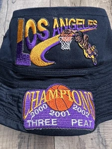 Sombrero con cubo vintage LA Lakers década de 2000 Kobe Shaq 3 turba NBA Jam Y2K - Imagen 1 de 8