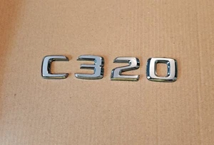 OEM 1998-2007 Mercedes C230 C320 Emblem Logo Letters Badge Decal Trunk Rear - Bild 1 von 1