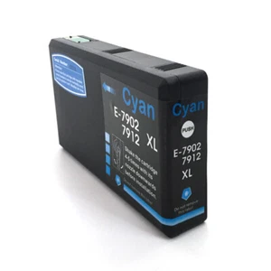 Cartucho de tinta compatible cian T7902 / T7912 repuesto para tinta Tower of Pisa - Imagen 1 de 1
