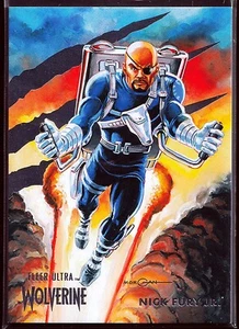 2024 Marvel Fleer Ultra Wolverine #33 Nick Fury - Picture 1 of 3