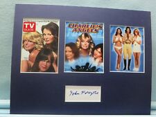"Charlie's Angels"  and the autograph of John Forsythe aka Charlie