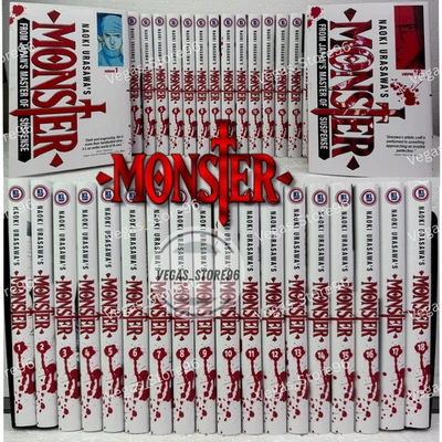 Monster Manga Complete Set Vol.1-18 English Version by Naoki Urasawa DHL EXPRESS
