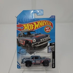2020 Hot Wheels #179 Rod Squad 1/10 BIG-AIR BEL-AIR Gray w/Gray Baja5 Spoke Whls - Picture 1 of 2