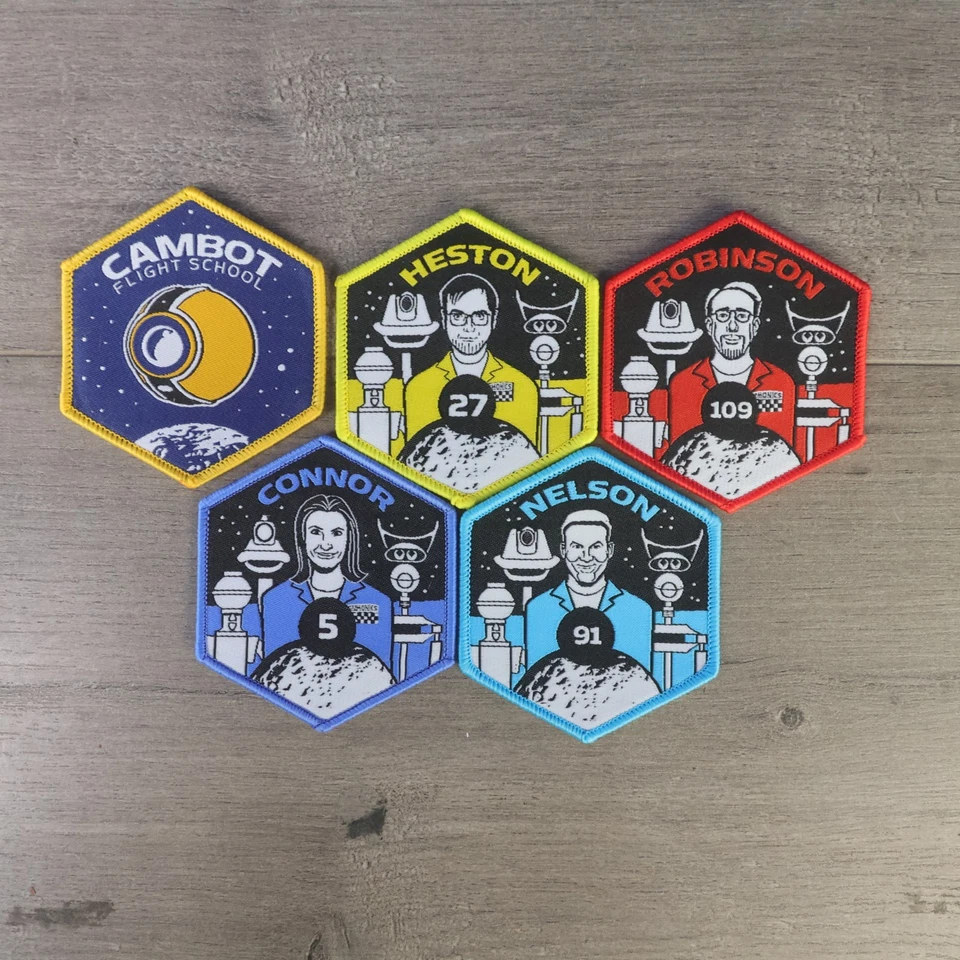 Juego de 5 parches hexagonales MST3K Kickstarter Foto 1 de 1